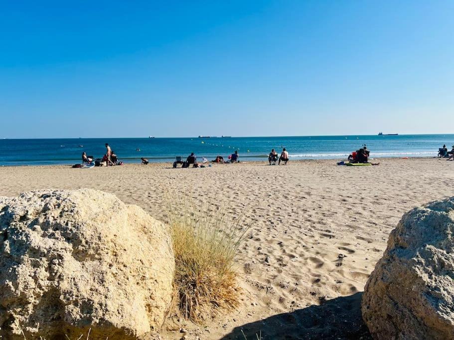 Voile De Mer - Les Pieds Dans L'Eau, Clim, Wifi, 2 Personnes Διαμέρισμα Fos-sur-Mer Εξωτερικό φωτογραφία